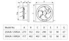 KDK 25RGA Ventilating Fan (Reversible) 10", view 3