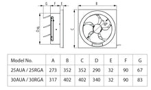 KDK 25RGA Ventilating Fan (Reversible) 10", view 3