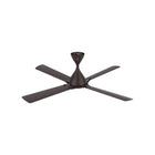 KDK Ceiling Fan H56DV, view on white. Elite Radio.