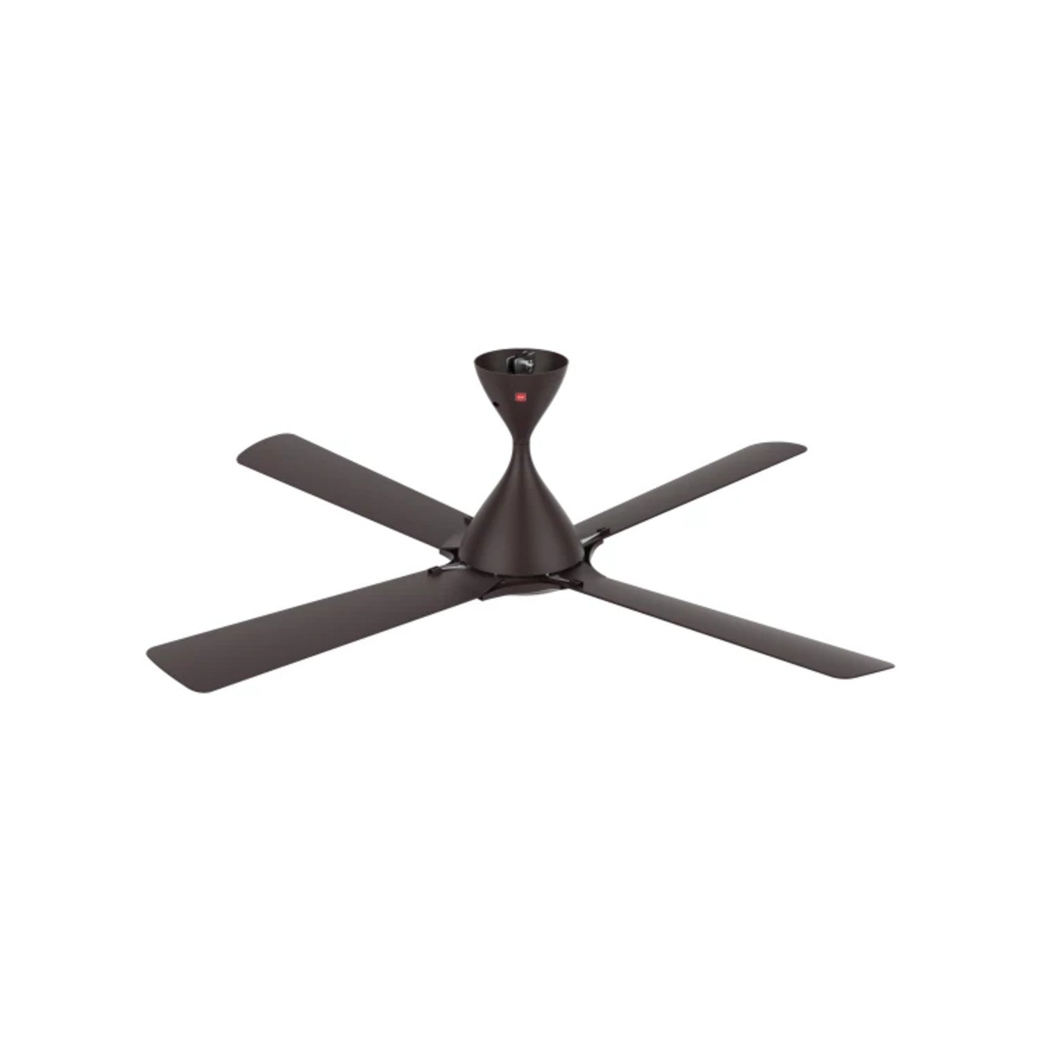 KDK Ceiling Fan H56DV, view on white. Elite Radio.