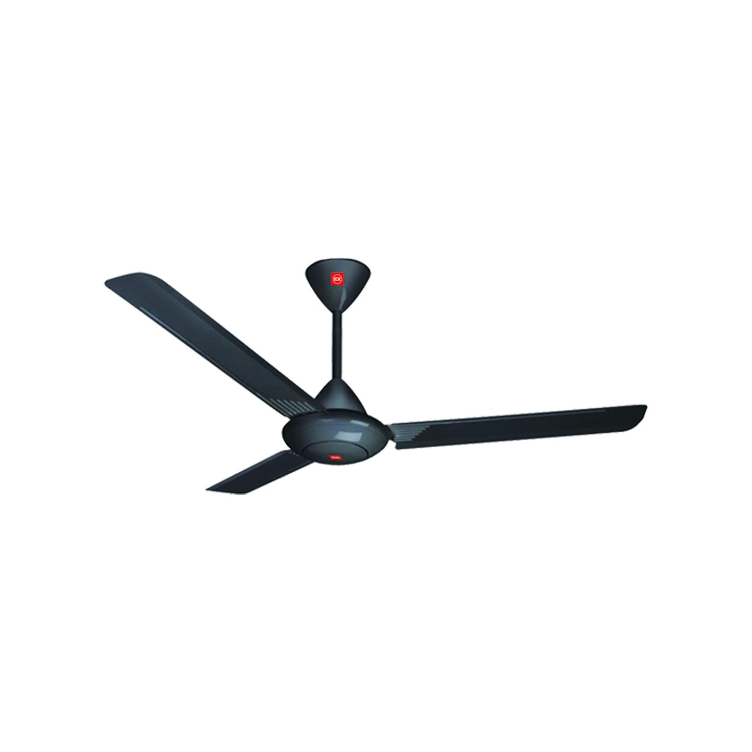 KDK Ceiling Fan M56XG, front view on white. Elite Radio.