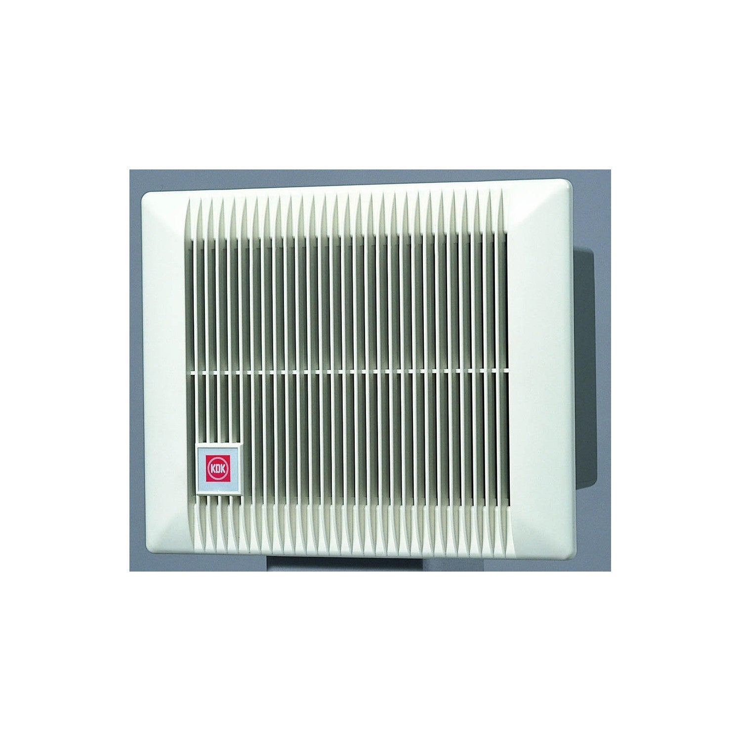 KDK Exhaust Fan 10BAQ1, front view on white. Elite Radio.