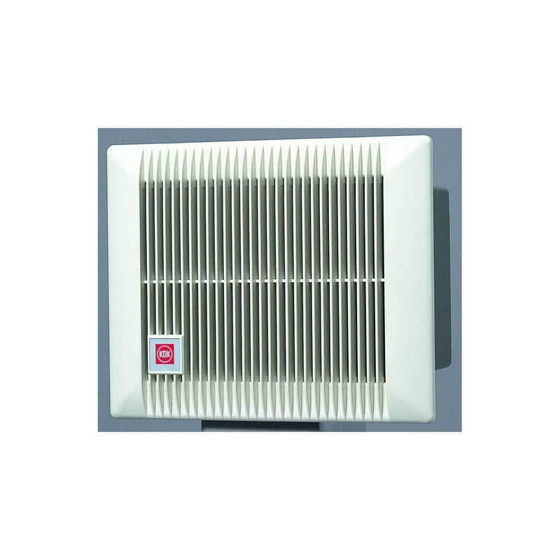 KDK Exhaust Fan 10BAQ1, front view on white. Elite Radio.