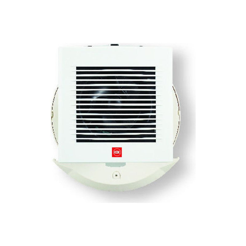 KDK Exhaust Fan 10EGKB, front view on white. Elite Radio.