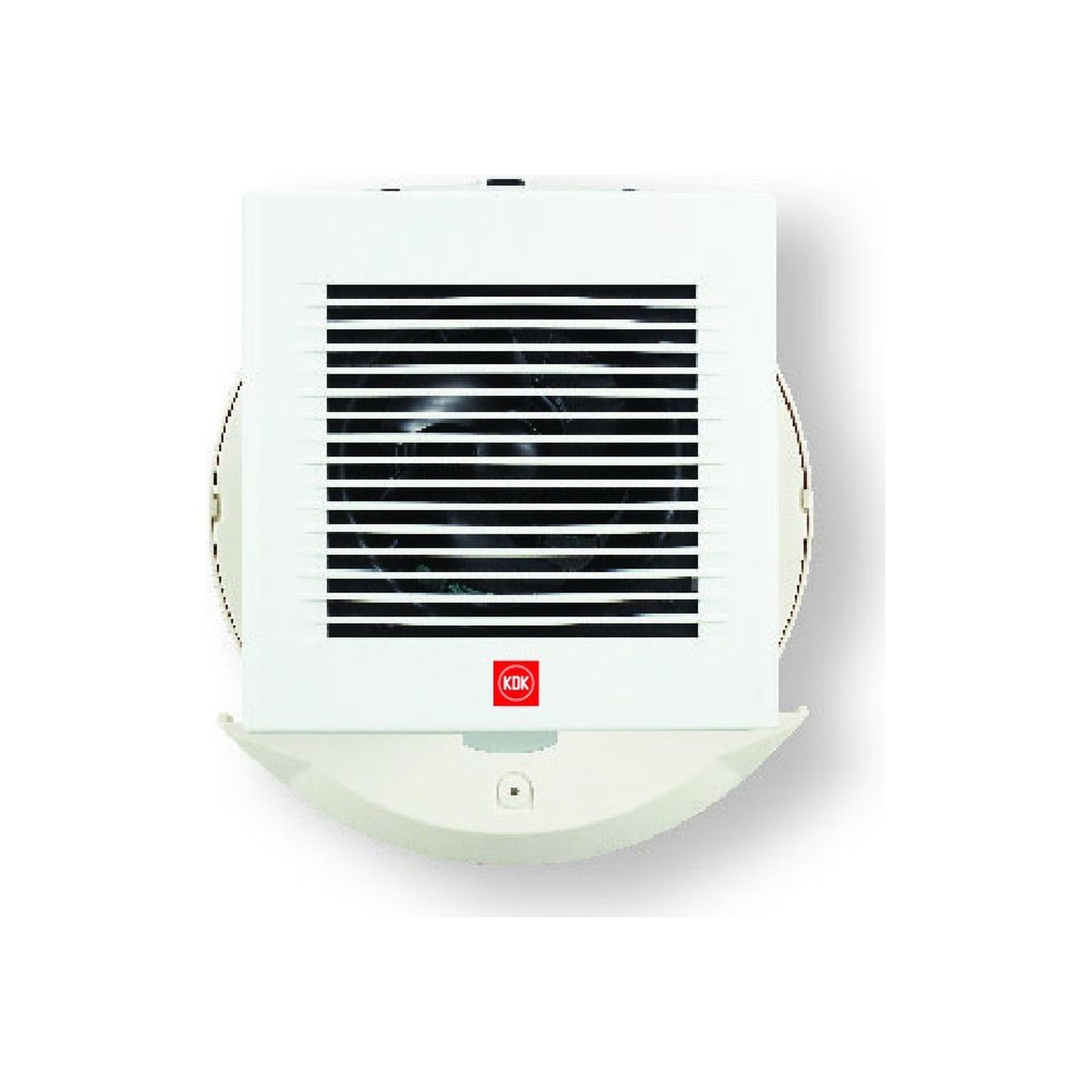 KDK Exhaust Fan 15EGKB, front view on white. Elite Radio.