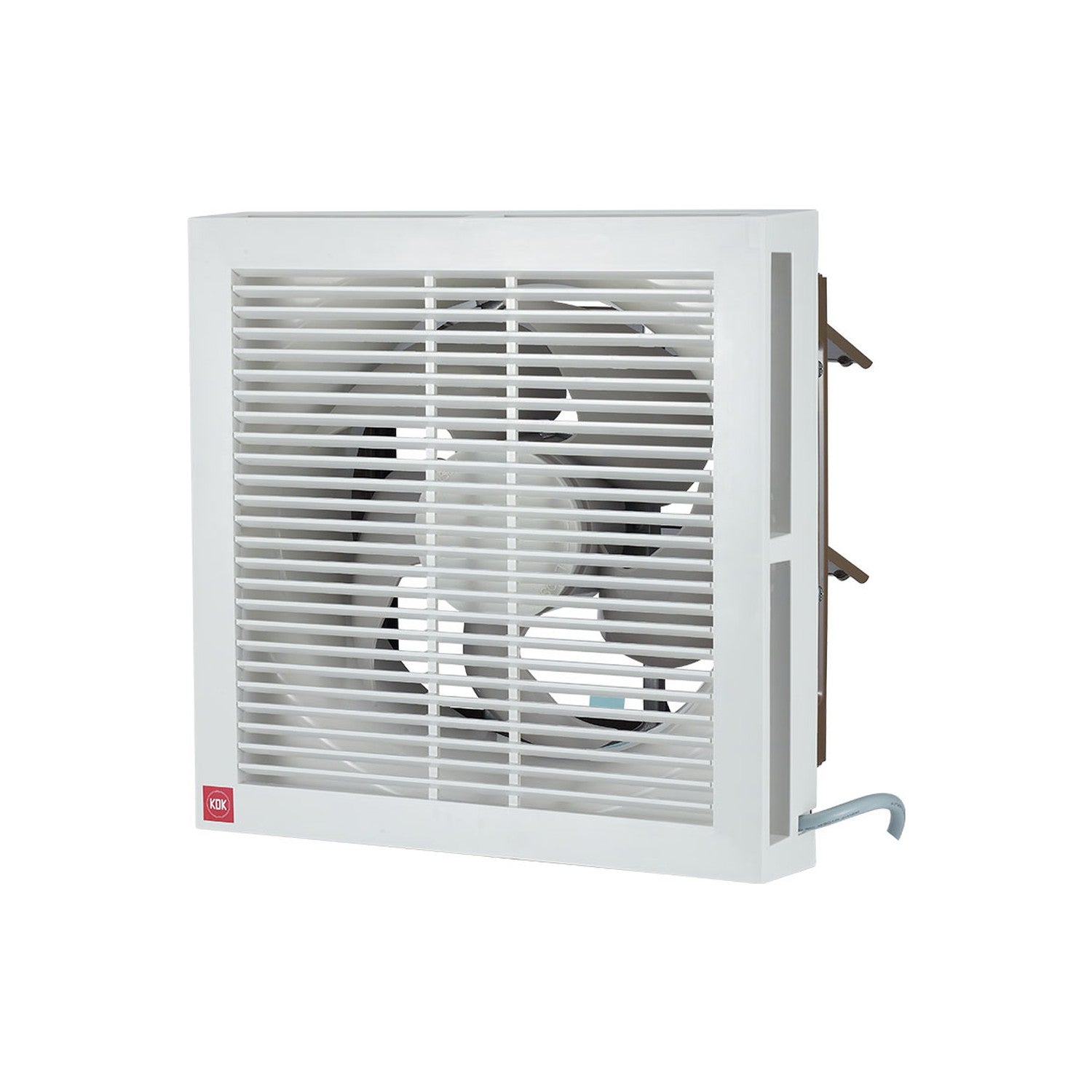 KDK Exhaust Fan 20ALA, front view on white. Elite Radio.