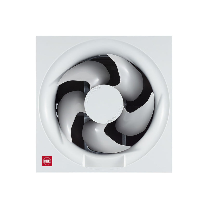KDK Exhaust Fan 20AUA, front view on white. Elite Radio.