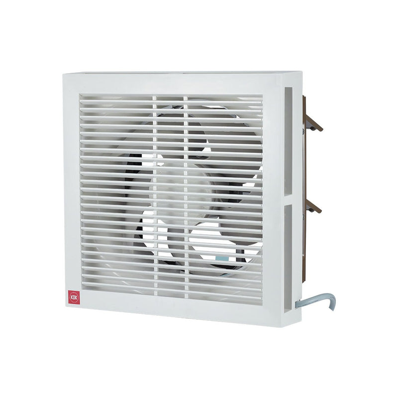 KDK Exhaust Fan 25ALA, front view on white. Elite Radio.