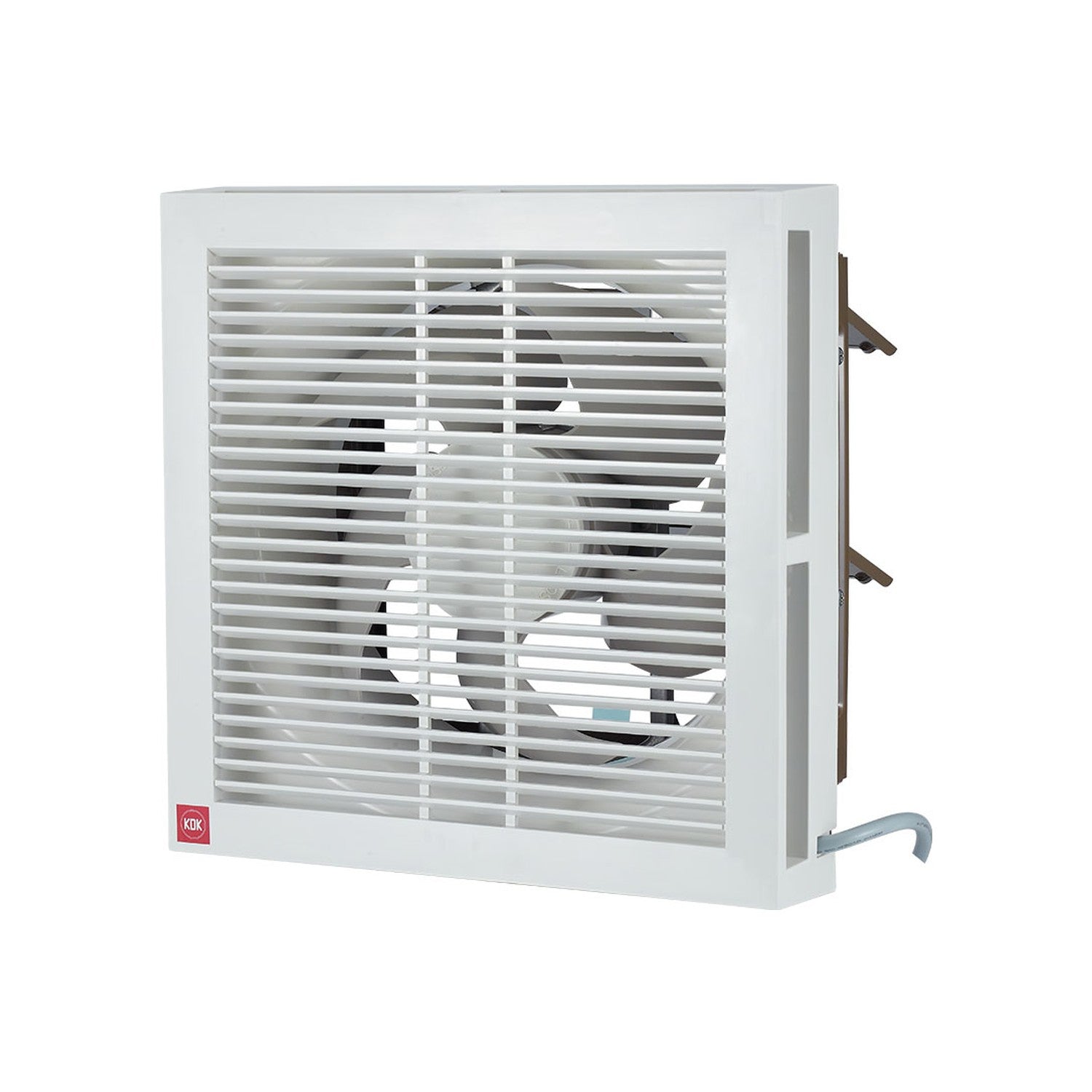 KDK Exhaust Fan 30ALA, front view on white. Elite Radio.