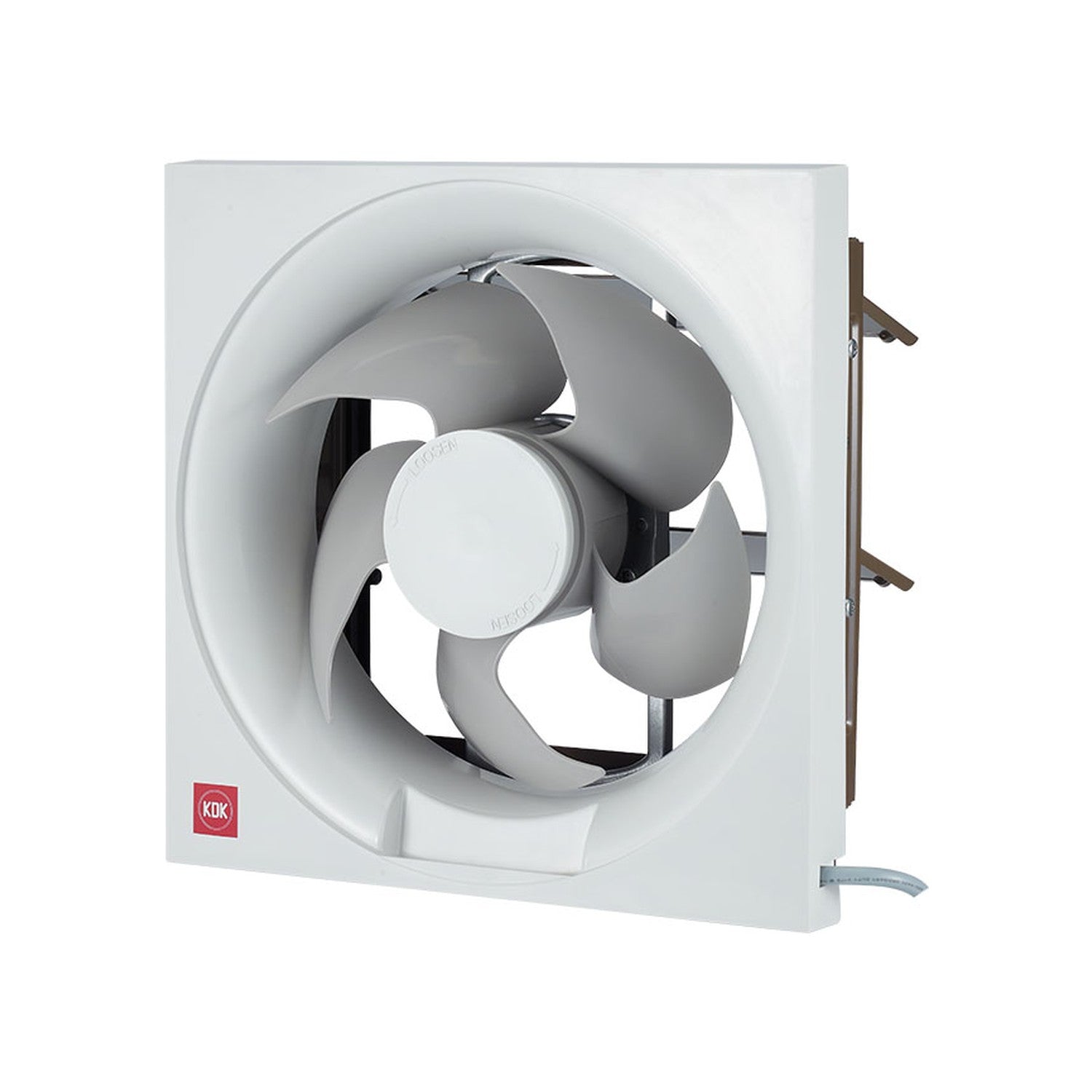 KDK Exhaust Fan 30AUA, front view on white. Elite Radio.