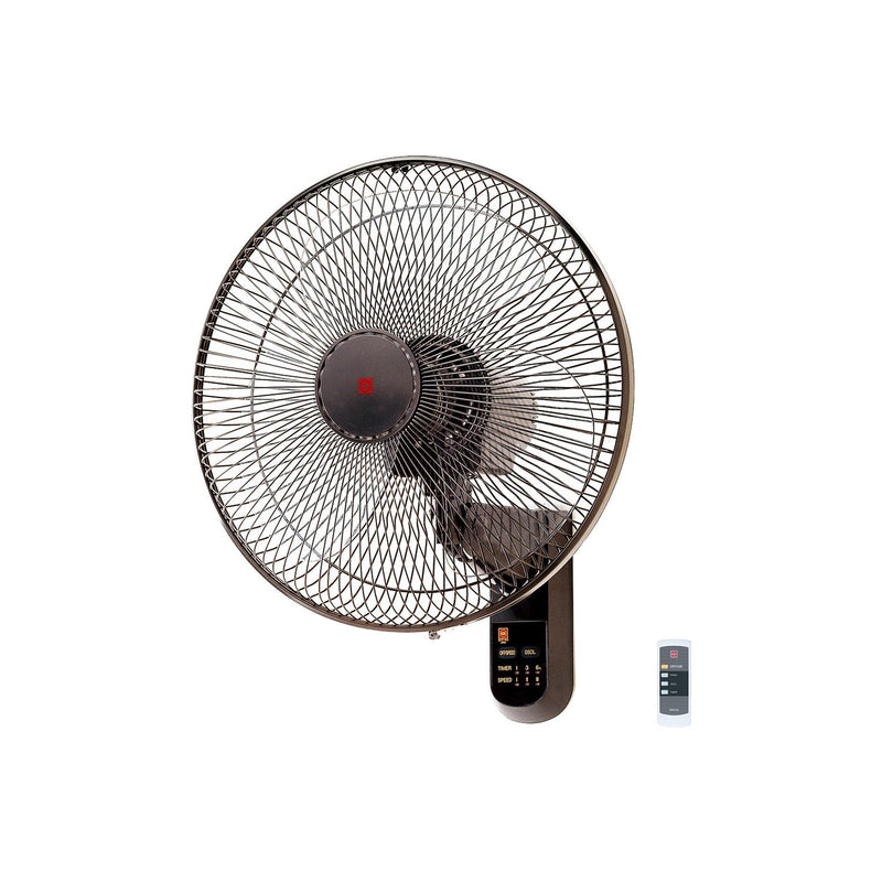 KDK Wall Fan M40M, front view on white. Elite Radio.
