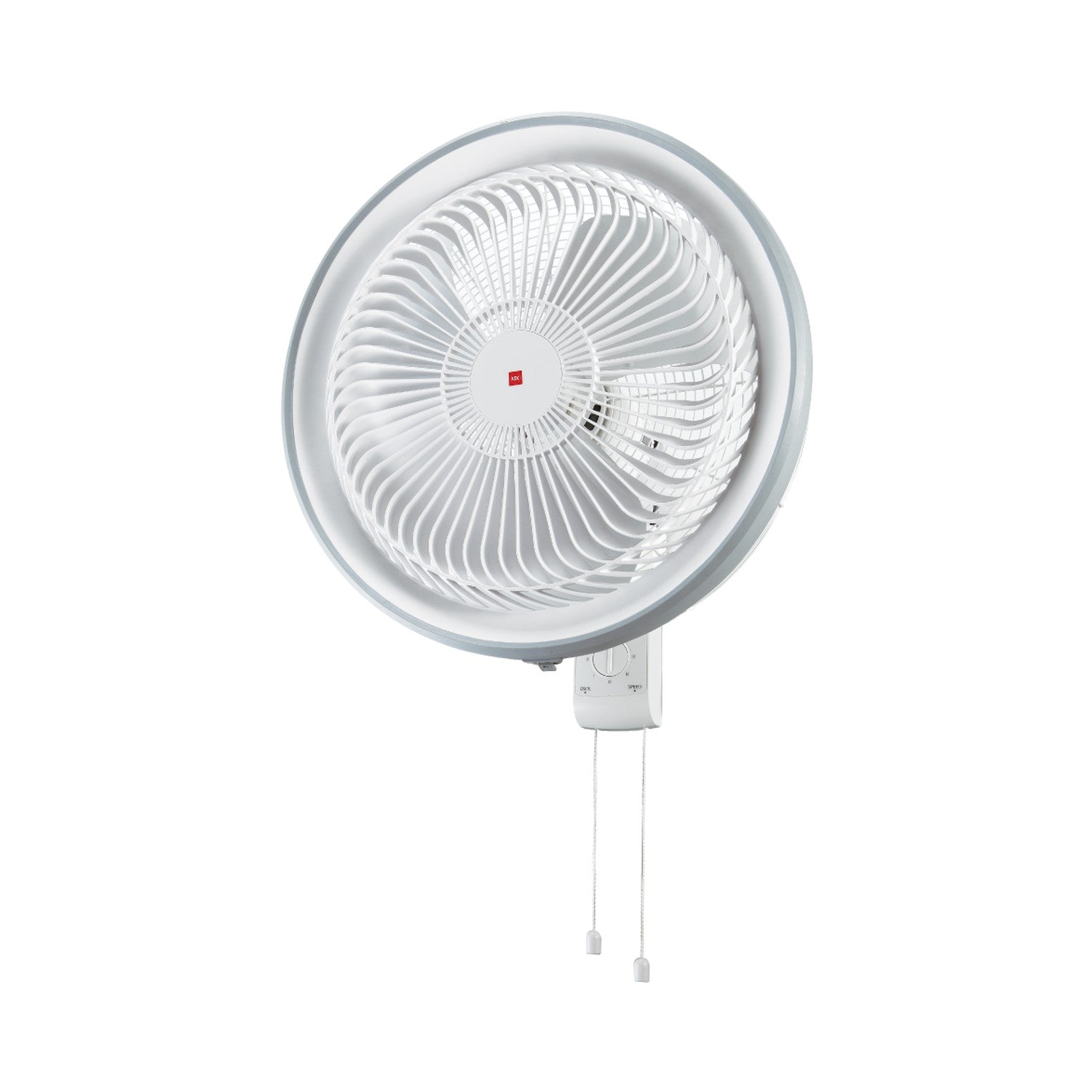 KDK Wall Fan YU50X, front view on white. Elite Radio.