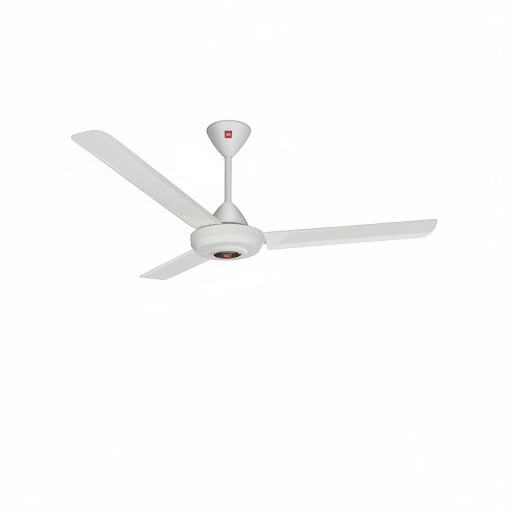 Elite Radio KDK N56RG white 56-inch 3-blade ceiling fan with remote control