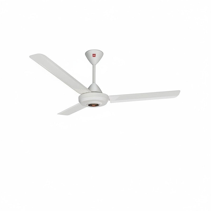 Elite Radio KDK N56RG white 56-inch 3-blade ceiling fan with remote control
